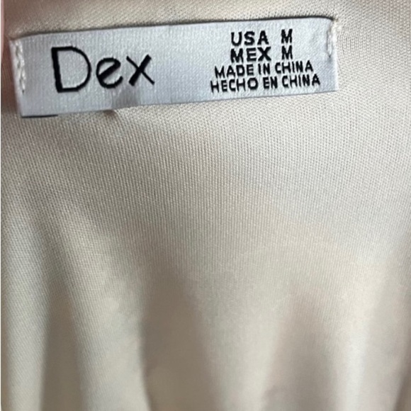 NWT Dex Dress paisley tiered smocked waist scoop neck dress medium - Picture 11 of 12